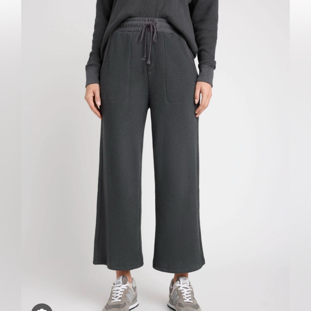 SPLENDID ALINA WAFFLE WIDE LEG PANT